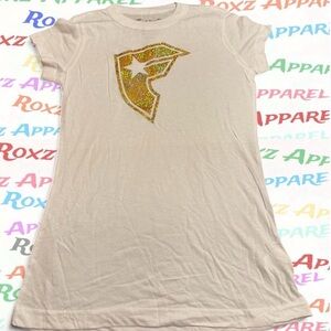 Famous Stars & Stripes - Shiny Gold Logo Tee 💖